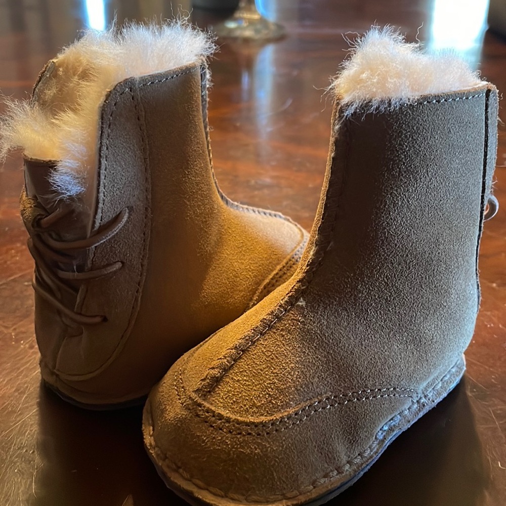 Infant ugg booties new condition